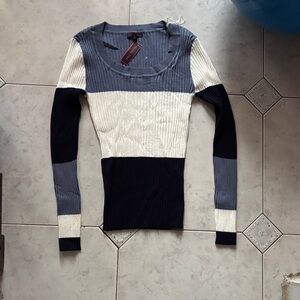 Colorblock Ribbed Fitted Body Wear